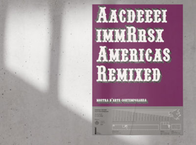 americas remixed: visual identity research for an art contemporary show